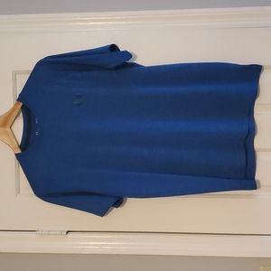 Mens medium blue Under Armor Heatgear loose athletic shirt